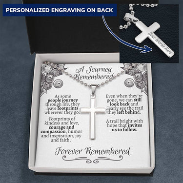 Journey Remembered Ball Chain Cross Necklace - Love You This Much
